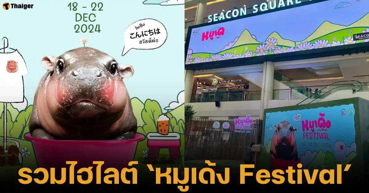 ซีคอนสแควร์ ศรีนครินทร์ จัดงานหมูเด้ง Festival รวมสินค้าลิขสิทะิ์แท้ 30 แบรนด์ กิจกรรมพิเศษวันที่ 18 -22 ธันวาคม 2567