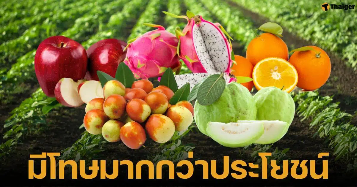 เตือนภัย ผลไม้ 5 ชนิด ผลสำรวจพบสารเคมีตกค้างเกินมาตรฐาน อันตรายต่อสุขภาพ