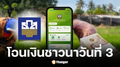 ธ.ก.ส. โอนเงินช่วยเหลือเกษตรกรผู้ปลูกข้าว ไร่ละ 1,000 บาท วันที่ 18 ธ.ค. 67