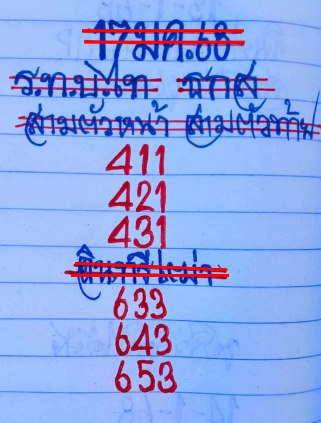 เลขเด็ดหวยรัฐบาลไทย งวด 17 มกราคม 2568 สำนักอินทรีเฒ่า