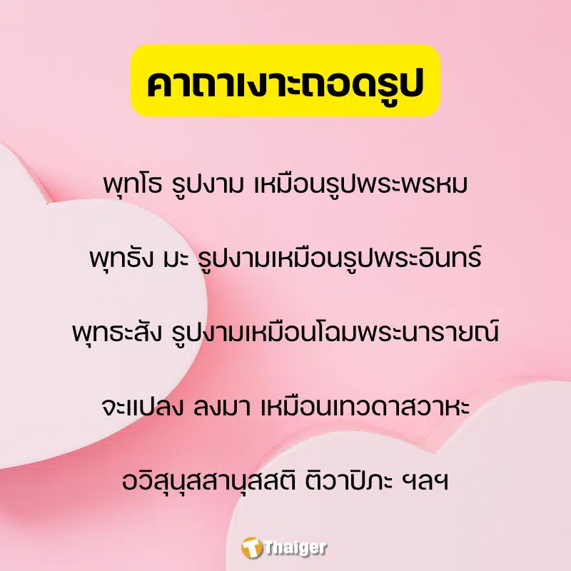 รูปบทสวดคาถา เงาะถอดรุป
