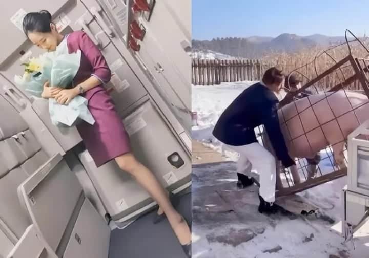 หยาง หยานซี โพสต์บรรยากาศยกหมูด้วยตัวเอง