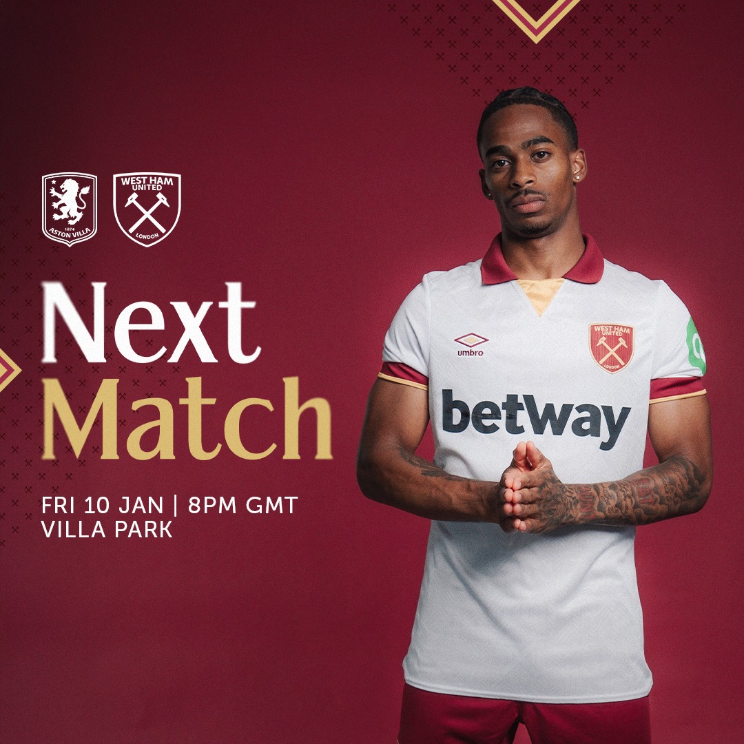 ดูบอลสด เอฟเอ คัพ 2024/25 แอสตัน วิลล่า เวสต์แฮม