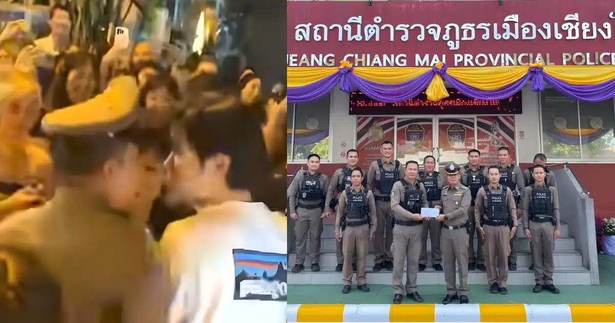 มอบรางวัล 10000 ตำรวจห้ามนักท่องเที่ยวญี่ปุ่นปล่อยโคม