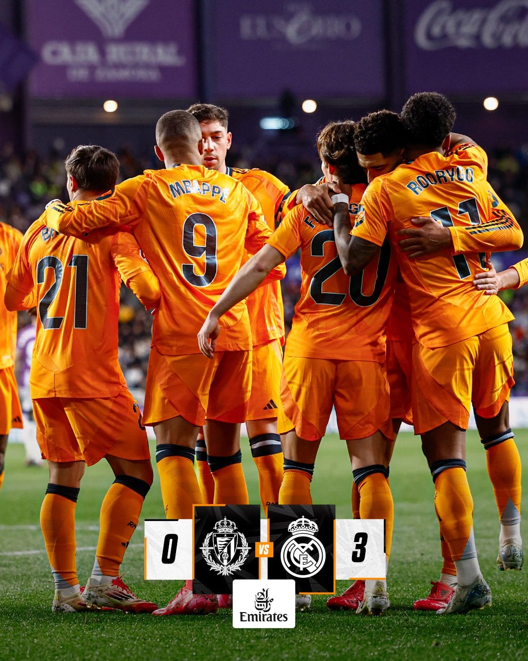 ผลบอลเมื่อคืนนี้ ลาลีกา บายาโดลิด เรอัล มาดริด