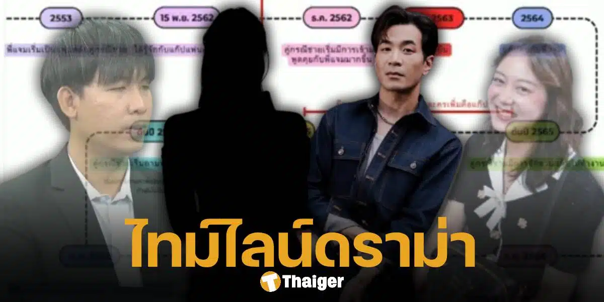 โหนกระแส เปิดไทม์ไลน์ดราม่า แสตมป์-แจม จุดเริ่มต้นเรื่องราว สู่การฟ้องร้องคดีชู้สาว