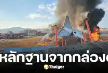 กล่องดำ เชจู แอร์ หยุดบันทึกก่อนตก 4 นาที ไร้ร่องรอยหลักฐานสำคัญ