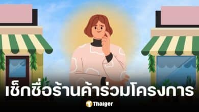 ชื่อร้านค้าร่วมโครงการ Easy E-Receipt 2568