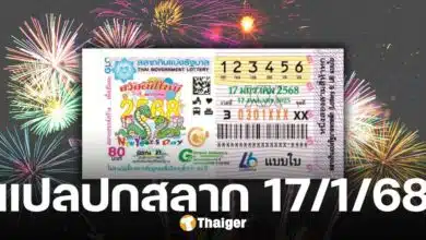 เลขเด็ด แปลปกสลาก งวด 17 มกราคม 2568