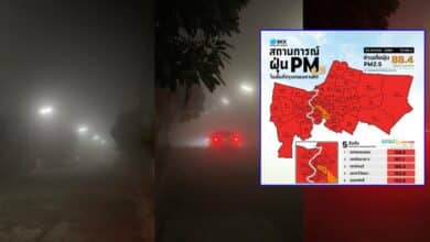 ฝุ่นpm25 กทม วันนี้ หนองจอก