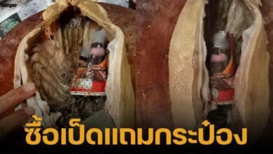 เป็ดไหว้เจ้ายัดไส้กระป๋องกาแฟ ชาวเน็ตถกสนั่น สาเหตุที่ใส่กระป๋องลงไปในท้องเป็ด