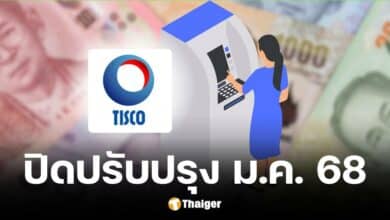 ธนาคารทิสโก้ปิดปรับปรุง มกราคม 2568