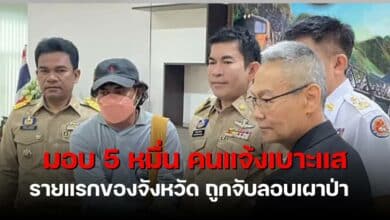 เผาป่า รางวัลนำจับคนแจ้งเบาะแส