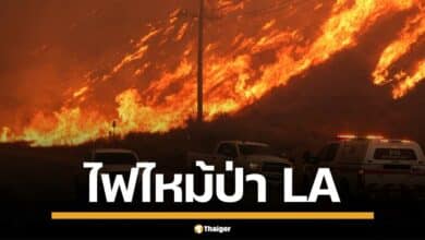 ไฟป่าแอลเอ รอบใหม่ สลุกลามหนัก ใกล้ชุมชนคาสเทอิก ในลอสแอนเจลิส เผาผลาญพื้นที่แล้วกว่า 10,200 เอเคอร์ ลมแรงยิ่งโหมไฟ อพยพคนนับหมื่น