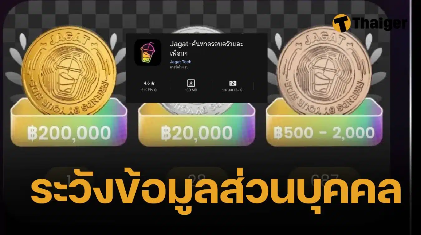 เหรียญ Jagat coin แอปฮิต แลกเป็นเงินจริงได้ เตือนเสี่ยงข้อมูลรั่วไหล