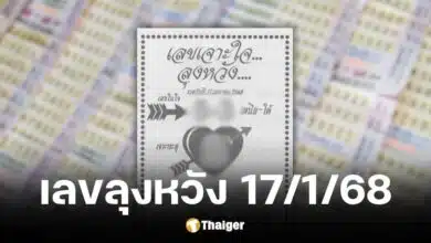 เลขเด็ดเจาะใจลุงหวัง งวด 17 ม.ค. 2568