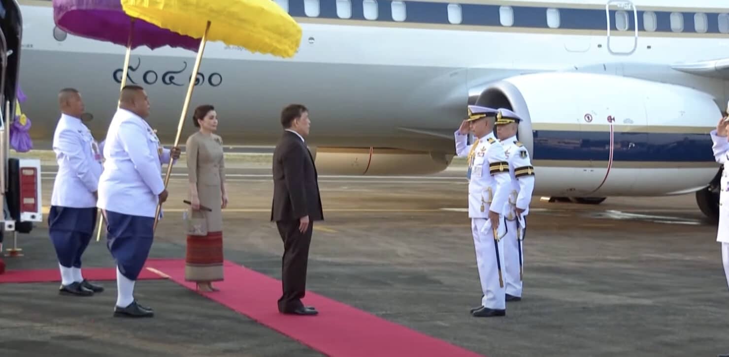 เลขเครื่องบิน ในหลวง พระราชินี เสด็จเชียงใหม่