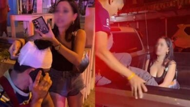 สาวเมาด่าพ่อค้าส้มตำ