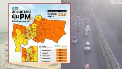 ค่าฝุ่น pm 2.5 กทม วันนี้ 13 มกราคม 2568