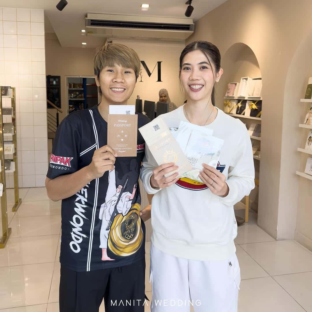 เทนนิส-จูเนียร์ เสิร์ฟภาพหวาน ควงคู่เลือกการ์ดแต่งงาน เตรียมจัดงานวิวาห์ ส.ค.นี้ | Thaiger ข่าวไทย