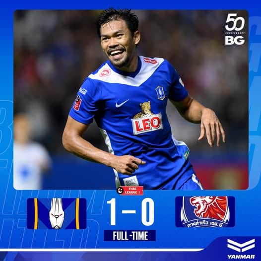 ผลฟุตบอล รีโว่ ไทยลีก บีจี ปทุม การท่าเรือ