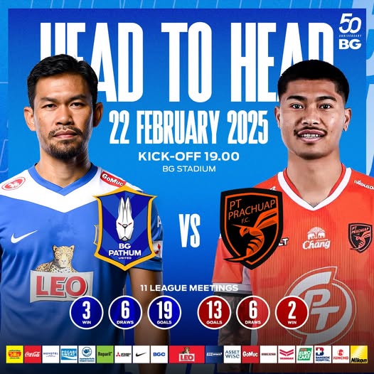 ดูบอลสด ไทยลีก บีจี ปทุม ประจวบ