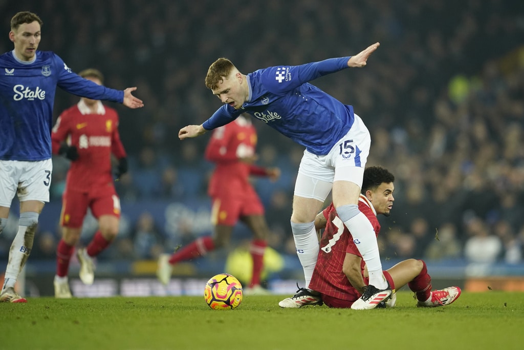 ผลบอลเมื่อคืนนี้ พรีเมียร์ลีก เอฟเวอร์ตัน ลิเวอร์พูล