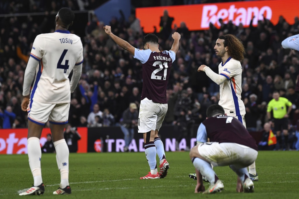 ผลบอลเมื่อคืนนี้ พรีเมียร์ลีก แอสตัน วิลล่า เชลซี