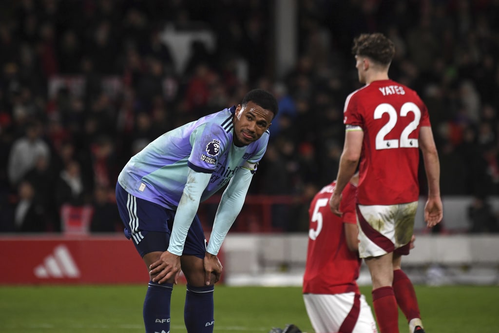 ผลบอลเมื่อคืนนี้ พรีเมียร์ลีก ฟอเรสต์ อาร์เซนอล