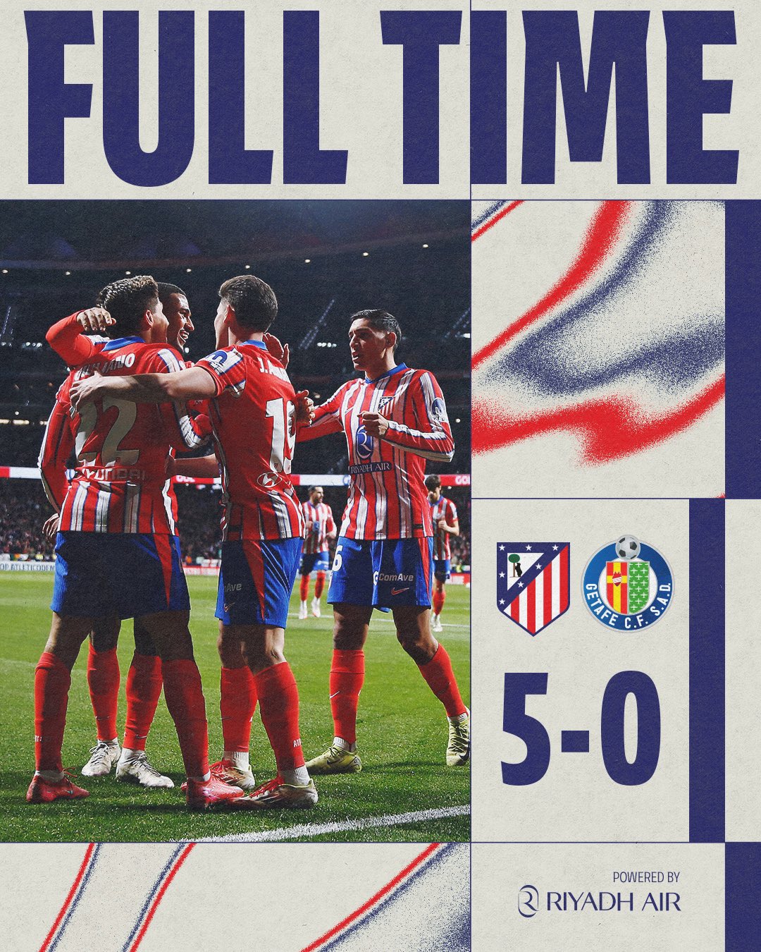 ผลบอลเมื่อคืนนี้ โกปา เดล เรย์ แอต.มาดริด เคตาเฟ่