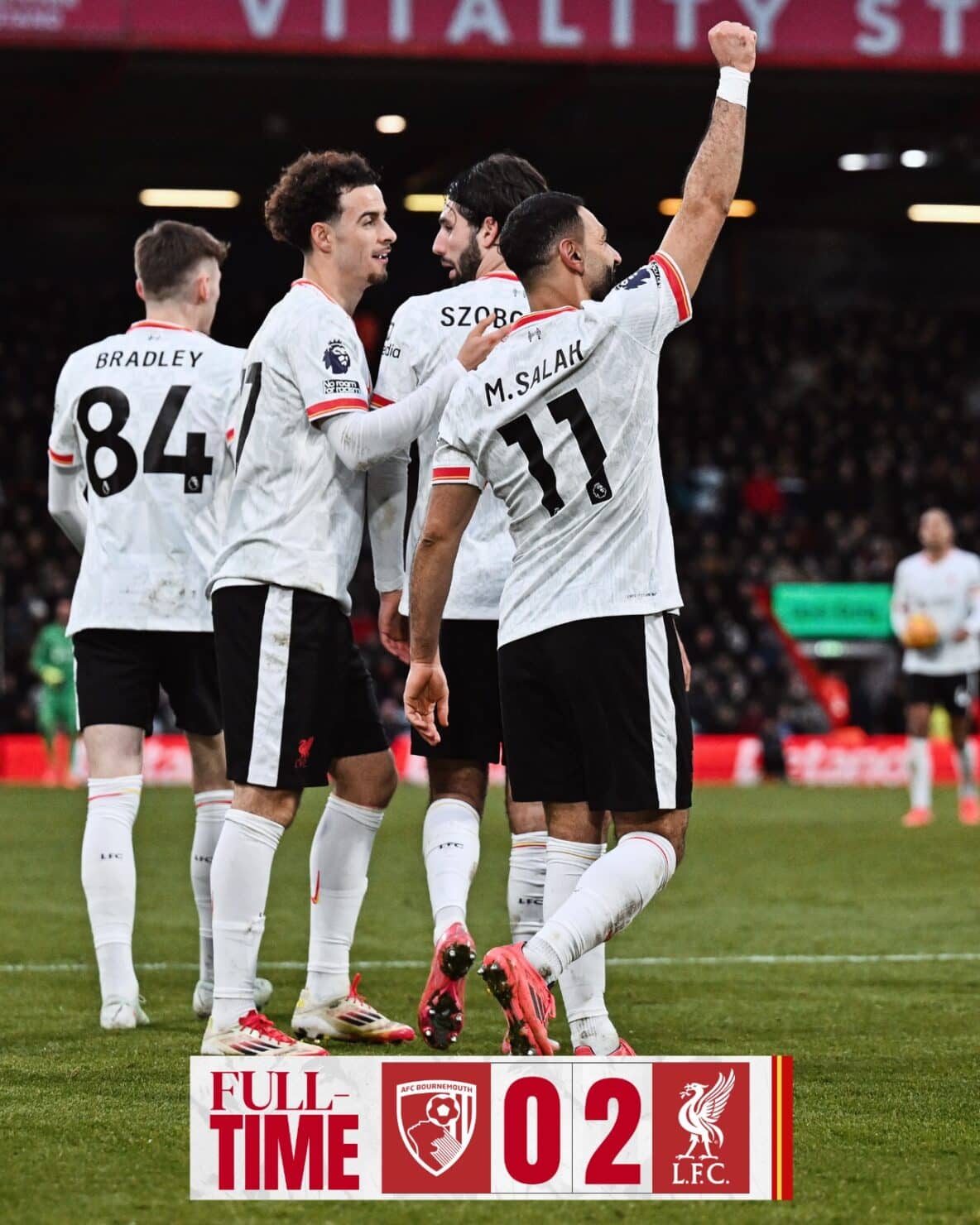 ผลบอลเมื่อคืนนี้ พรีเมียร์ลีก บอร์นมัธ ลิเวอร์พูล