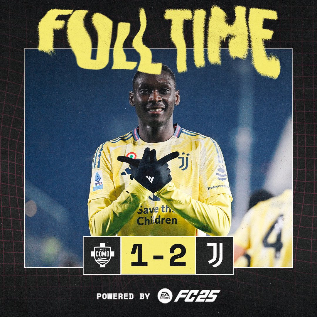 ผลบอลเมื่อคืนนี้ กัลโช่ โคโม่ ยูเวนตุส