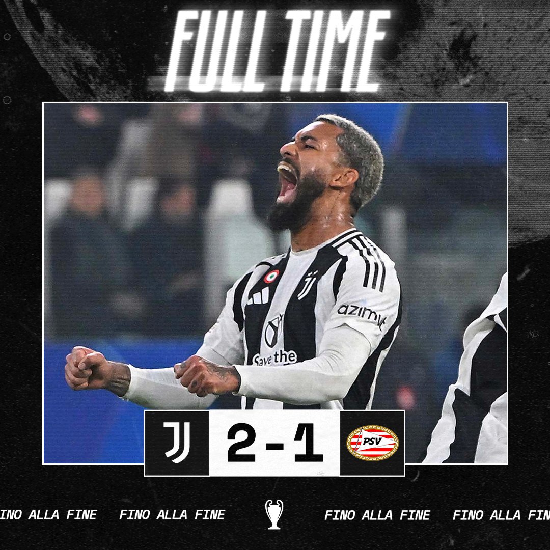 ผลบอลเมื่อคืนนี้ ยูฟ่า แชมเปี้ยนส์ลีก ยูเวนตุส พีเอสวี