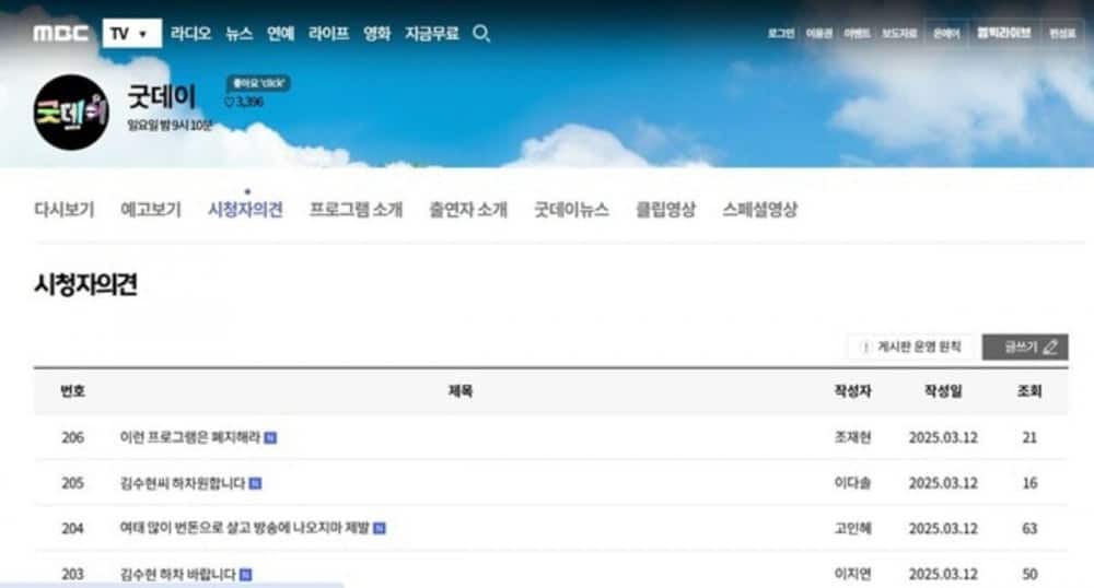 แฟนๆ เรียกร้องให้ถอด คิมซูฮยอน จากรายการ Good Day