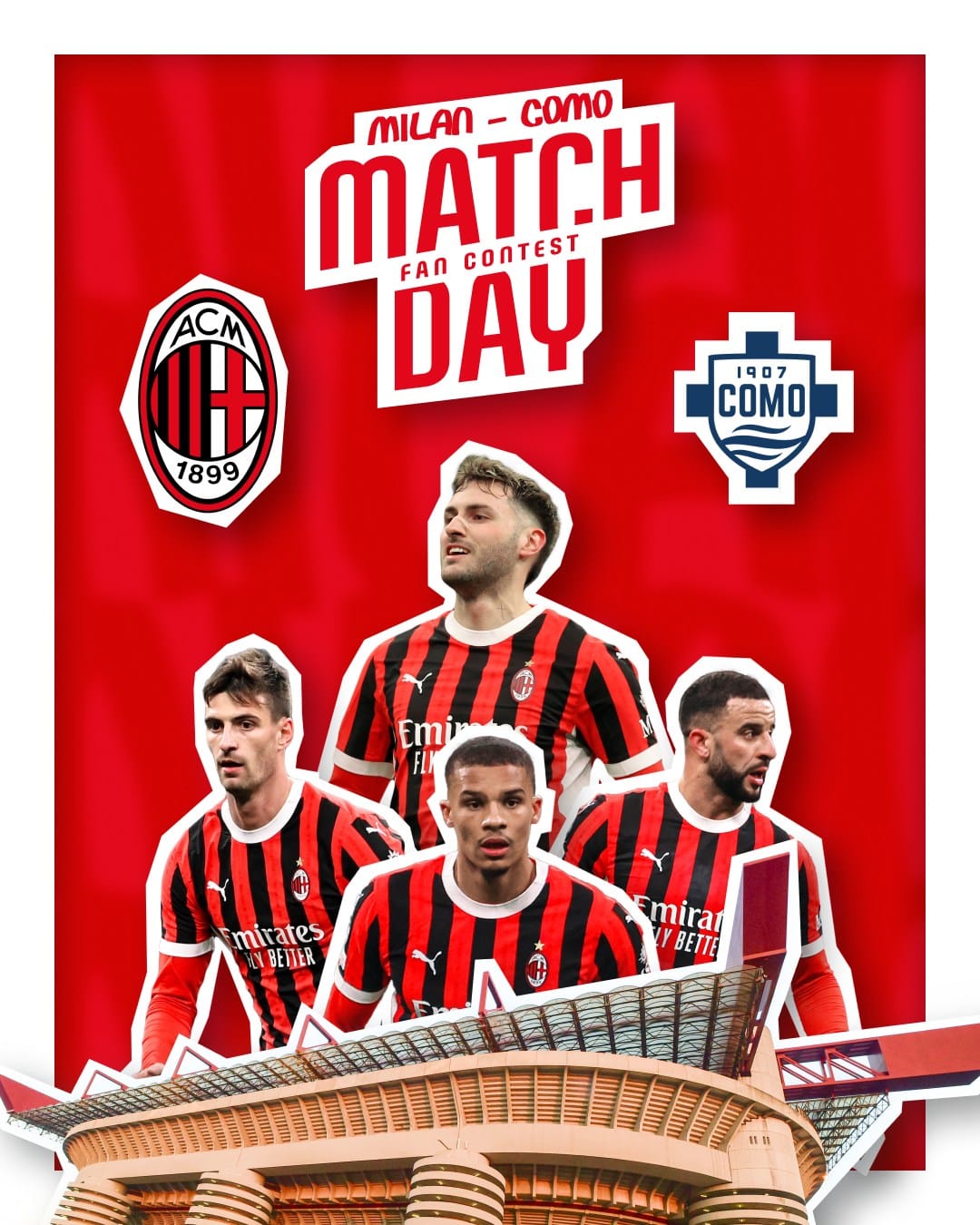 ดูบอลสด เซเรียอา มิลาน โคโม่