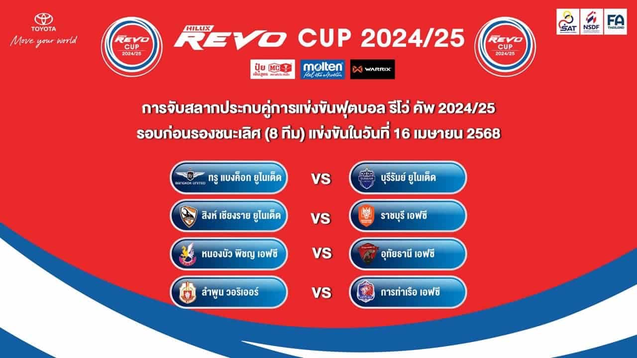 รีโว่ คัพ รอบ 8 ทีมสุดท้าย