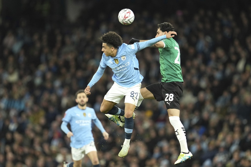 ผลบอลเมื่อคืนนี้ เอฟเอ คัพ แมนซิตี้ พลีมัธ