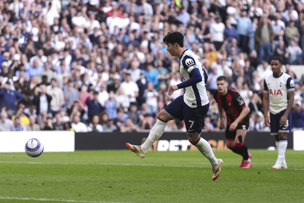 ผลบอลเมื่อคืนนี้ พรีเมียร์ลีก สเปอร์ส บอร์นมัธ