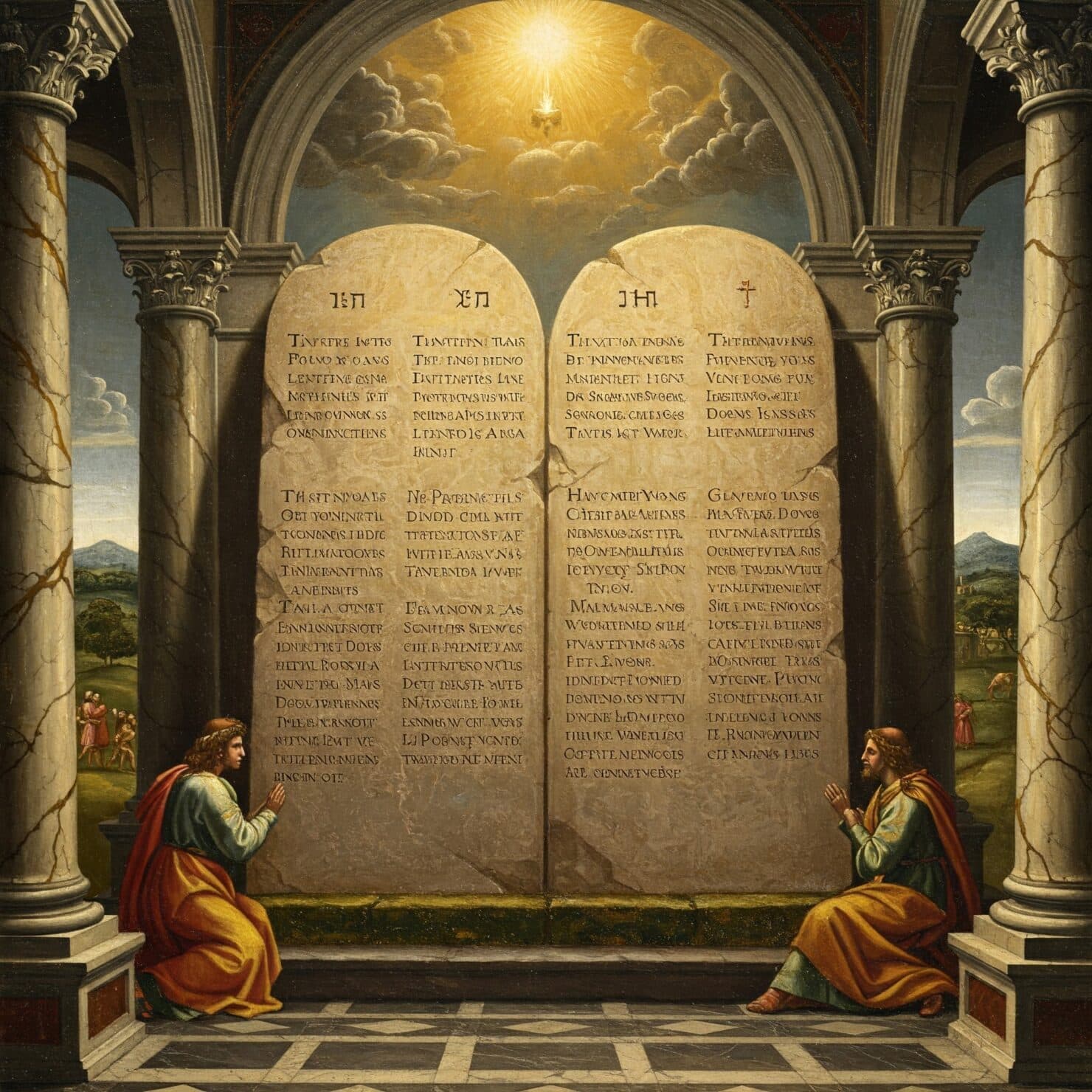 แผ่นหินสลักบัญญัติ 10 ประการ