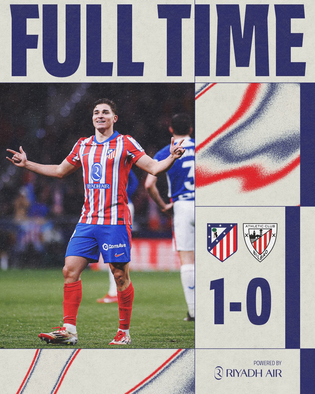 ผลบอลเมื่อคืนนี้ ลาลีกา แอต.มาดริด บิลเบา