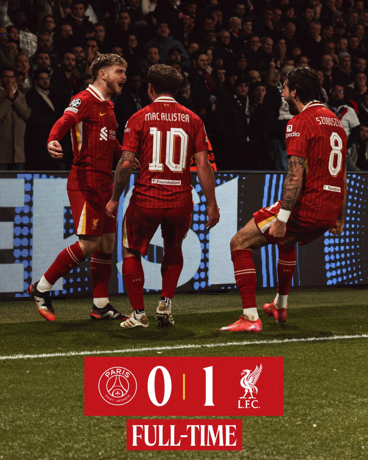 ผลบอลเมื่อคืนนี้ ยูฟ่า แชมเปี้ยนส์ลีก เปแอสเช ลิเวอร์พูล