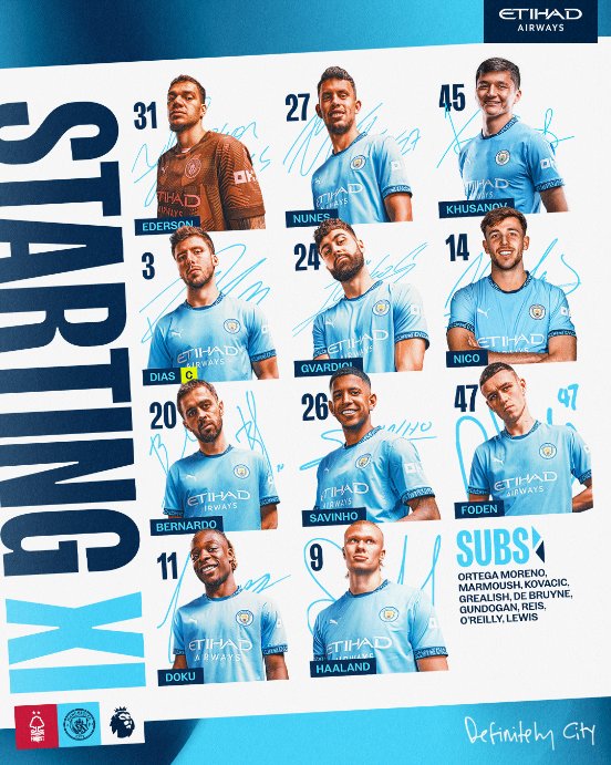 11 ตัวจริง ฟอเรสต์ แมนซิตี้