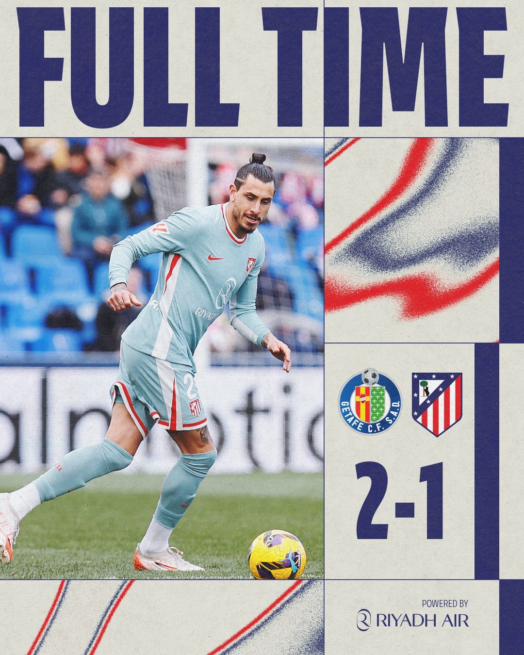 ผลบอลเมื่อคืนนี้ ลาลีกา เคตาเฟ่ แอต.มาดริด