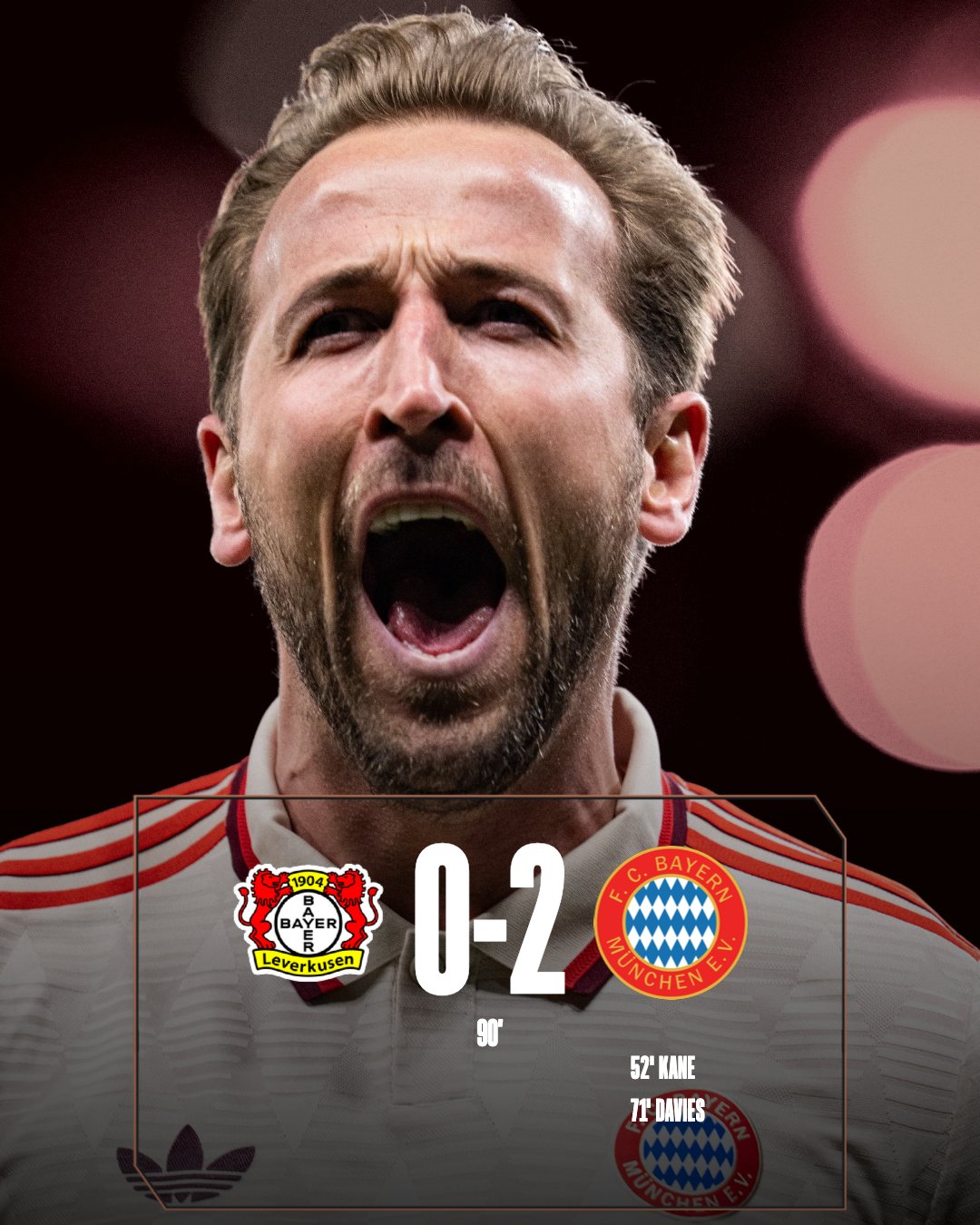 ผลบอลเมื่อคืนนี้ ยูฟ่า แชมเปี้ยนส์ลีก เลเวอร์คูเซ่น บาเยิร์น