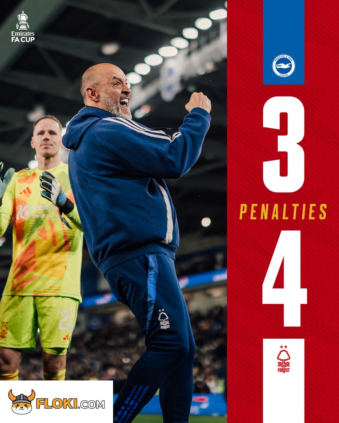 ผลบอลเมื่อคืนนี้ เอฟเอ คัพ ไบรท์ตัน ฟอเรสต์