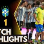 ผลบอล ฟุตบอลโลก 2026 โซนอเมริกาใต้ อาร์เจนตินา บราซิล