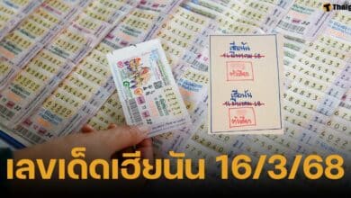 เลขเด็ดเฮียนัน งวด 16 มีนาคม 2568