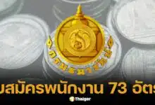 กรมธนารักษ์ รับสมัคร 73 อัตรา ม.3-ป.ตรี ไม่ต้อง ก.พ. วันที่ี 7-13 มี.ค. 68