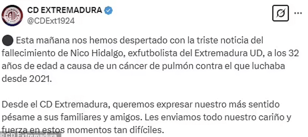 CD Extreamdura ไว้อาลัย