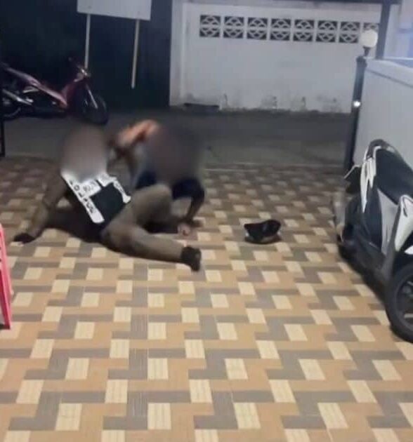 เกิดเหตุการณ์อุกอาจเมื่อ ด.ต.กิตติศักดิ์ อายุ 37 ปีถูกแจ้ง 4 ข้อหาหนัก